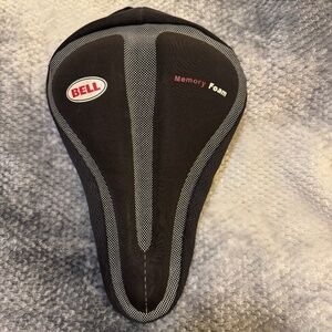 Bell Memory Foam Comfort Bike Seat Cover cushion padding Black Pre-owned